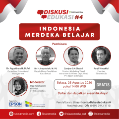 Webinar Diskusi Edukasi Siswamedia#4: Indonesia Merdeka Belajar