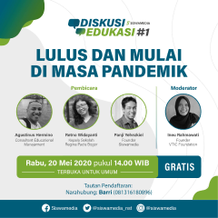 Webinar Diskusi Edukasi Siswamedia#1: Lulus dan Mulai Di Masa Pandemik