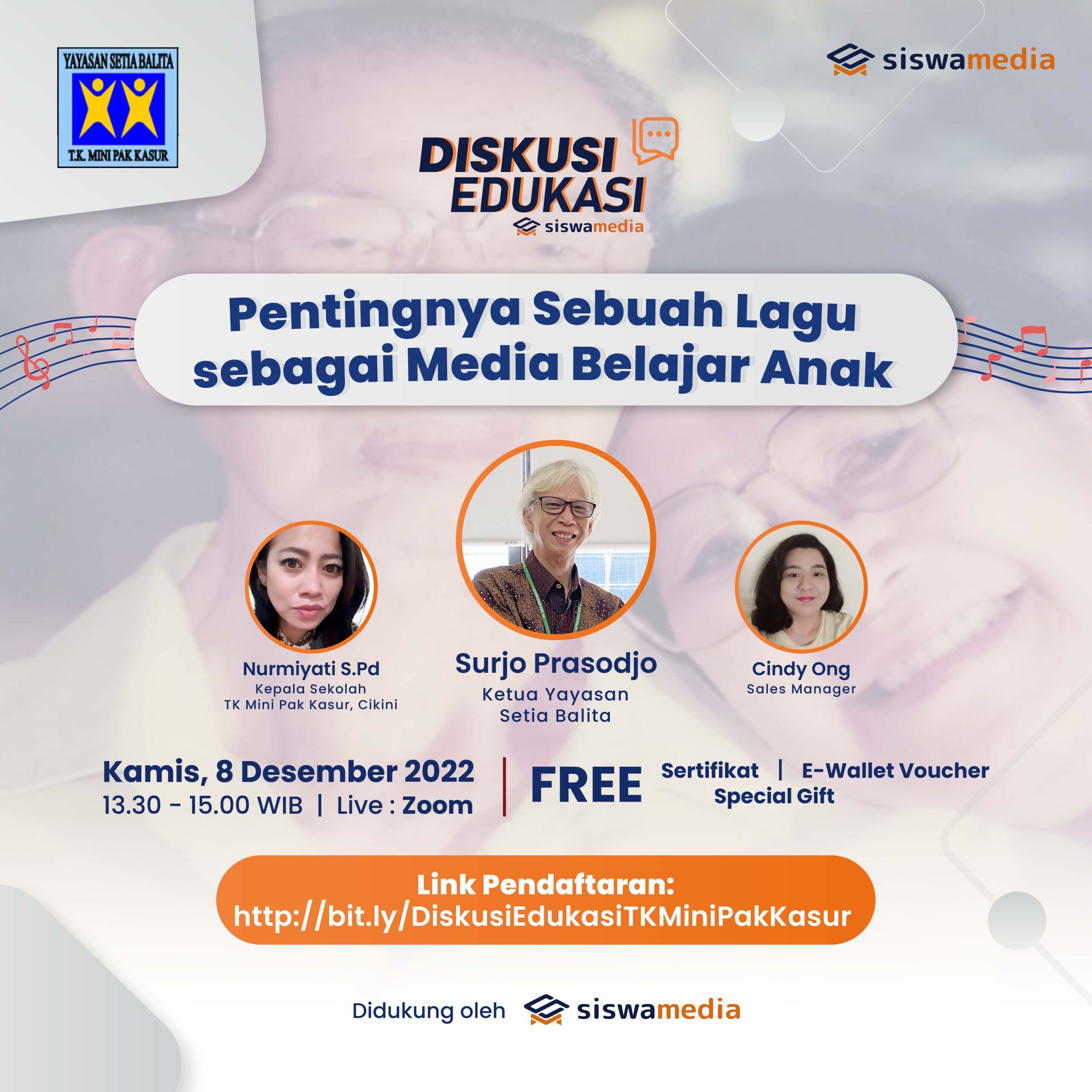 Diskusi Edukasi #1: Pentingnya Sebuah Lagu Sebagai Media Belajar Anak